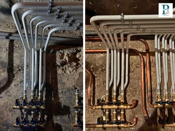 réalisation d’une nourrisse plomberie ( collecteur ) sanitaire et chauffage dans la cave d’une belle maison centre de Lyon